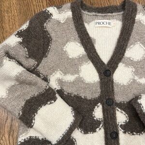 Proche Mid Century Motif Cardigan